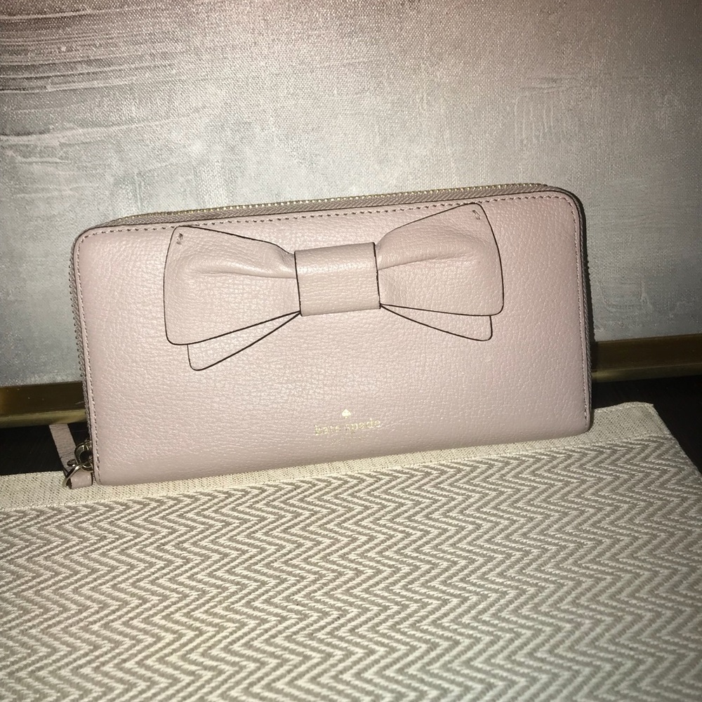 Kate spade zip large wallet